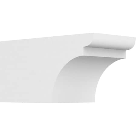 Ekena Millwork Standard Yorktown Architectural Grade PVC Rafter Tail, 6"W X 6"H X 12"L RFTP06X06X12YOR